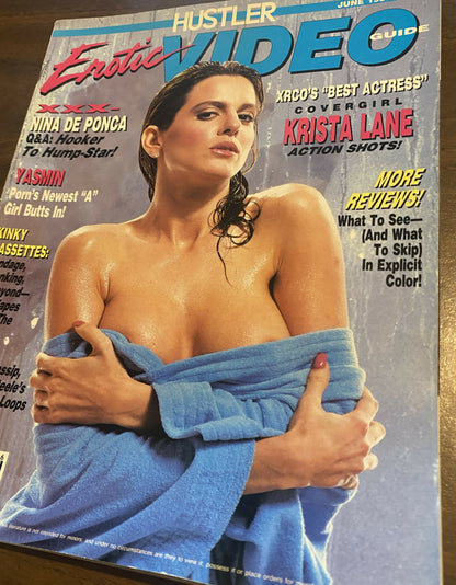 Hustler Erotic Video Guide June 1989