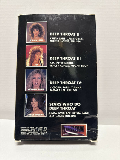 Deep Throat VHS Big Box, Linda Lovelace & Harry Reems