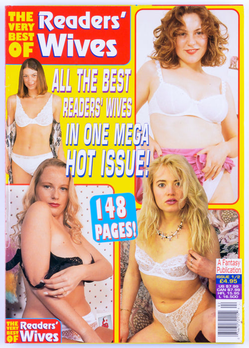 THE VERY BEST OF Readers' Wives Issue 1/2 1998 Amateur MILF UK Softcore Vintage Adult Magazine 148 Pages