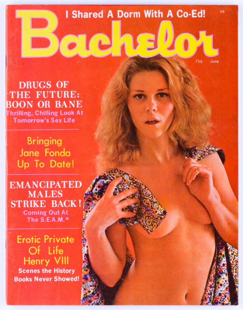 Bachelor June 1971 Vol. 11 No. 4 Vintage Softcore Magazine - Jane Fonda