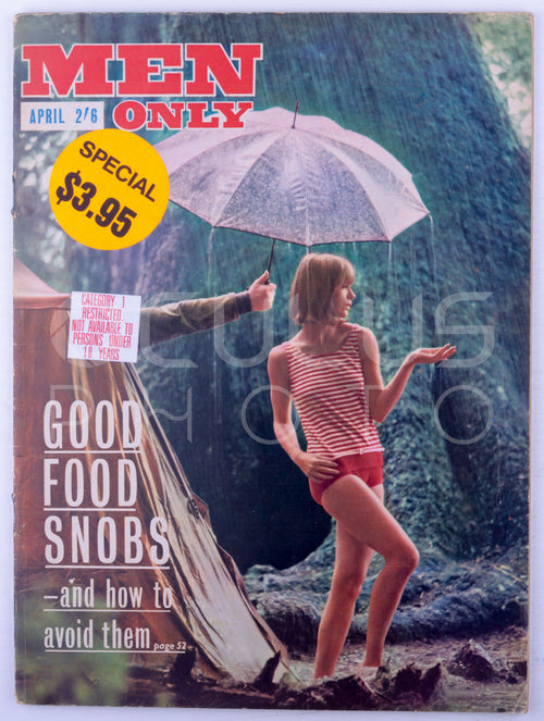 Men Only April 1965 Vintage UK Softcore Adult Magazine