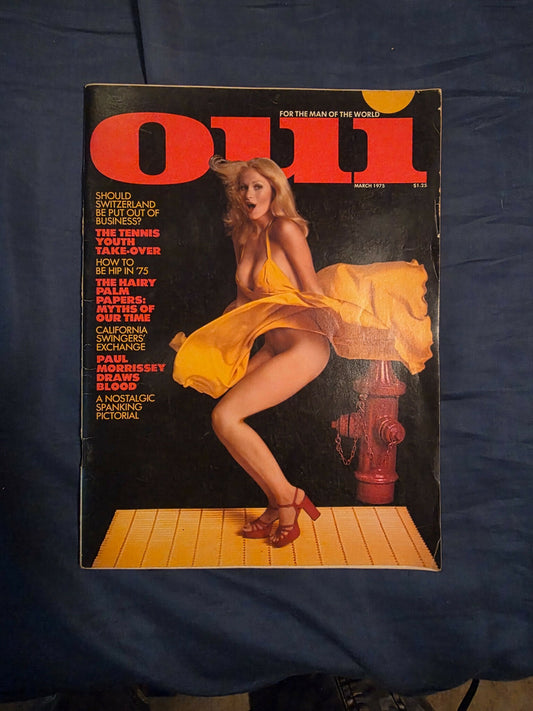 Vintage Oui Magazine March 1975 Original Issue