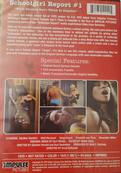 Schoolgirl Report Volume 1 Impulse DVD