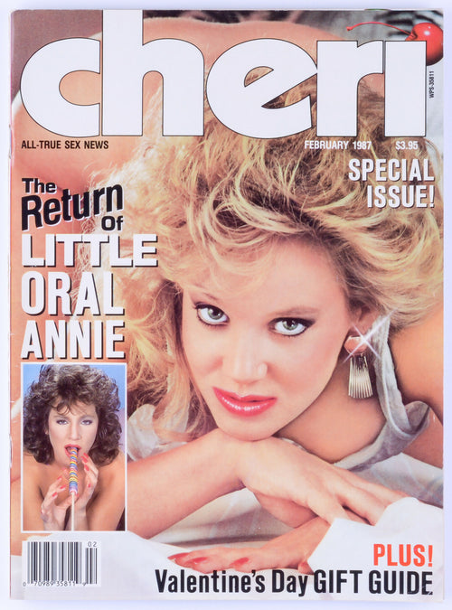 Cheri Febraury 1987 Vol. 11 No. 7 Vintage Softcore Adult Magazine - Little Oral Annie, Annie Ample, Barbabra Dare