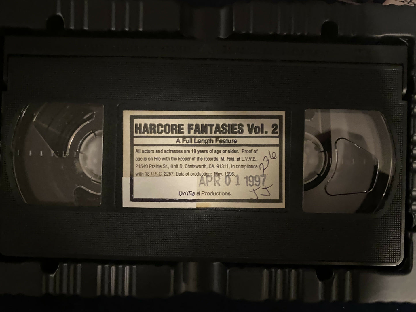 Hardcore Fantasies 2 VHS
