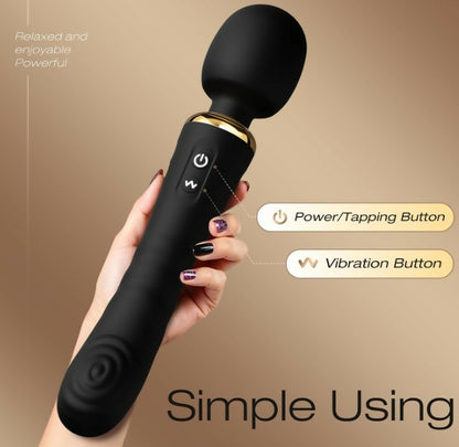 Allovü App-Controlled Wand Vibrator with AI Sync & Tapping Modes