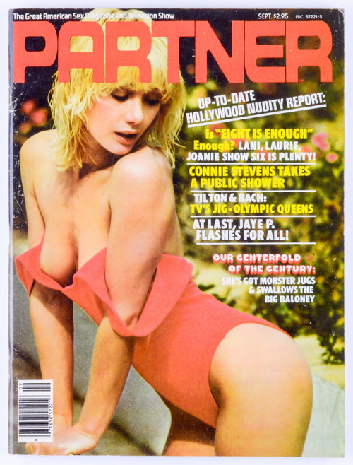PARTNER September 1980 Vol. 2 No. 4 Vintage Softcore Adult Magazine - Swanee Finn, Keli Stewart
