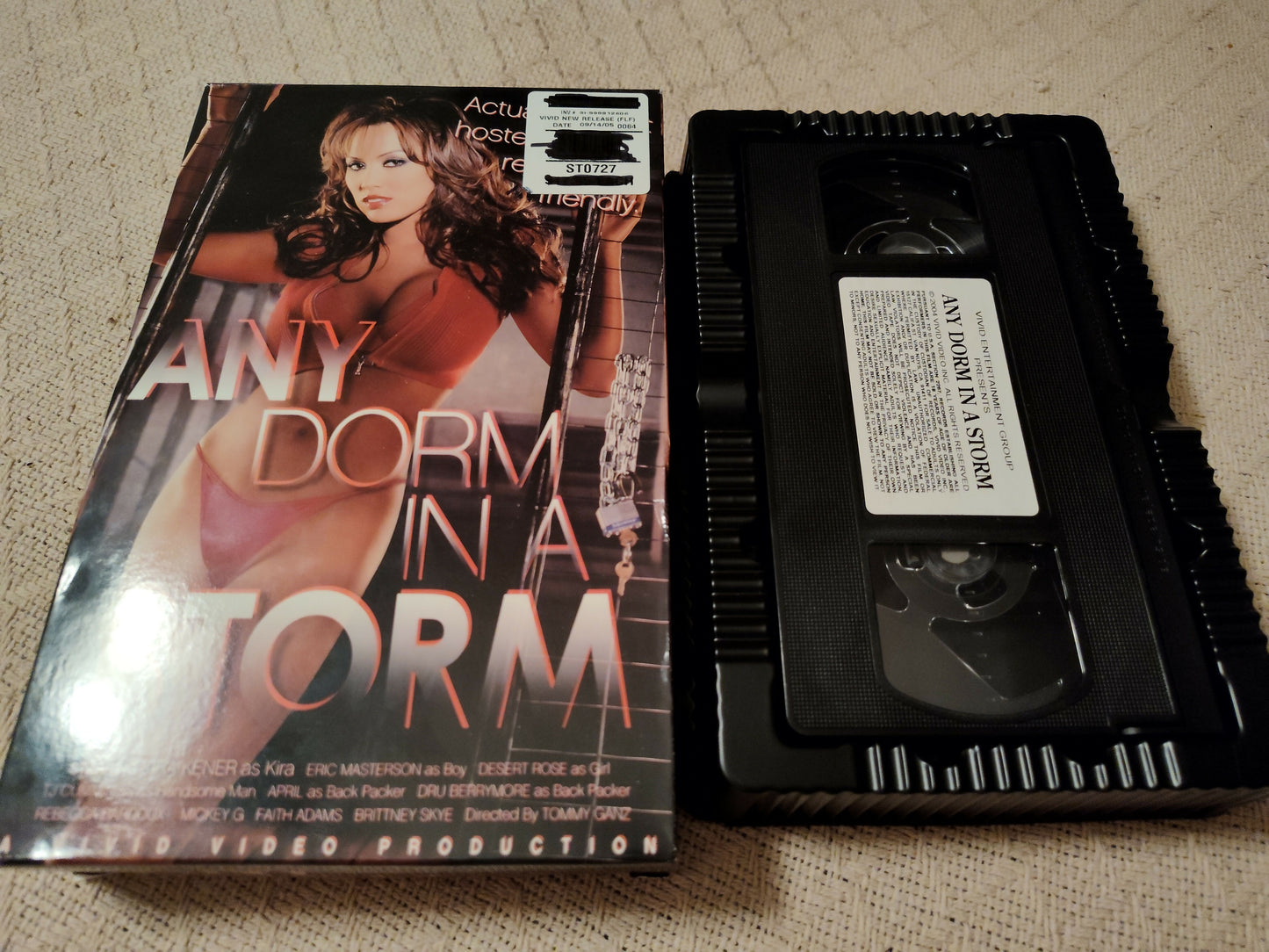 ANY DORM IN A STORM KIRA KENER VIVID VIDEO VINTAGE VHS 2003