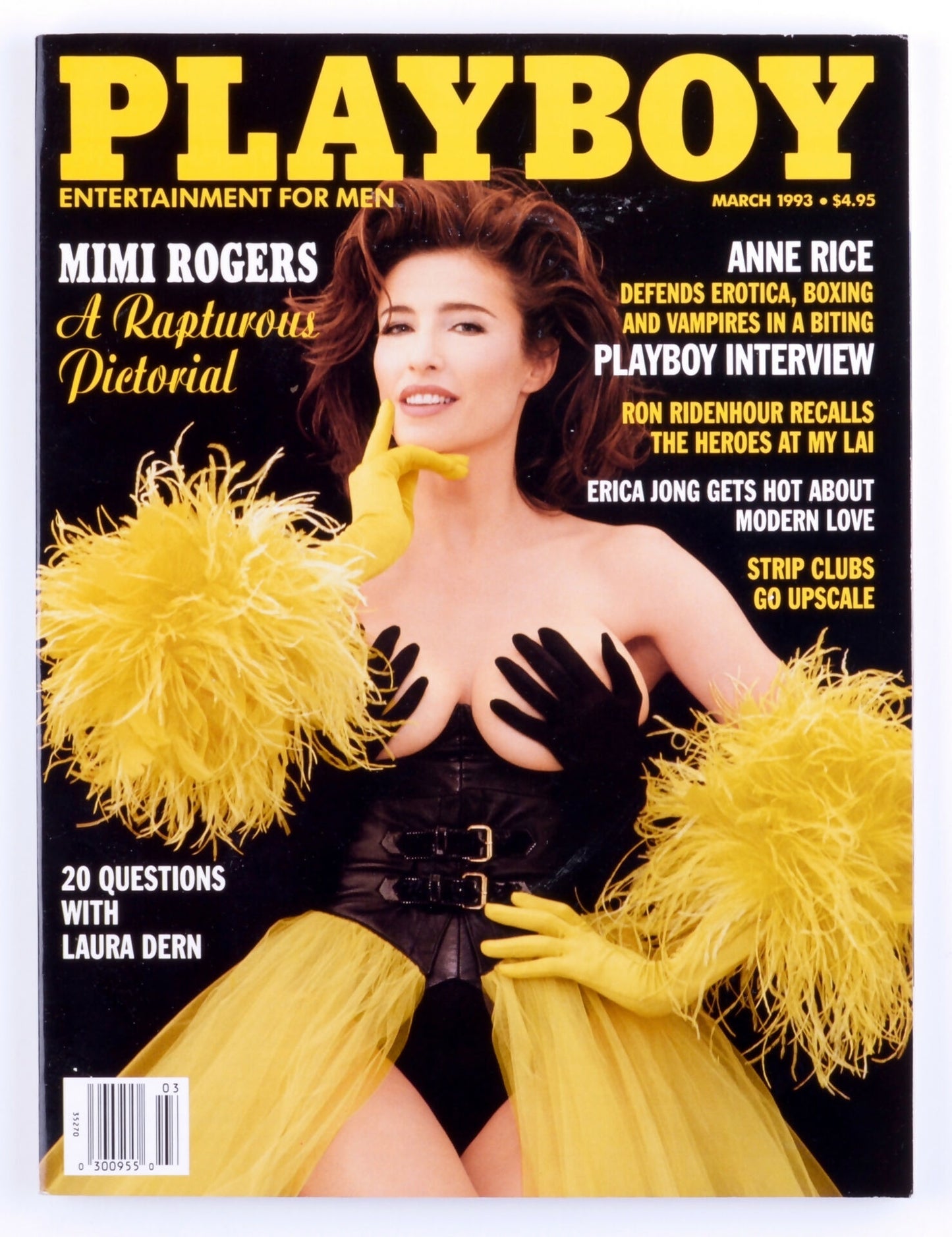 PLAYBOY ENTERTAINMENT FOR MEN MAGAZINE FOR MEN March 1993 - Mimi Rogers