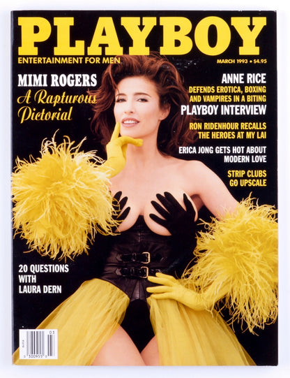 PLAYBOY ENTERTAINMENT FOR MEN MAGAZINE FOR MEN March 1993 - Mimi Rogers