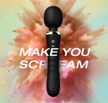 Allovü App-Controlled Wand Vibrator with AI Sync & Tapping Modes