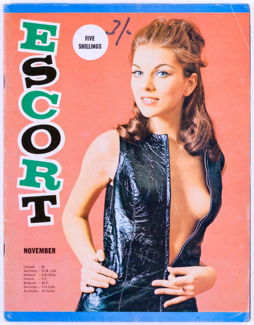 ESCORT Vintage UK Softcore Magazine November Unknown Publication Year