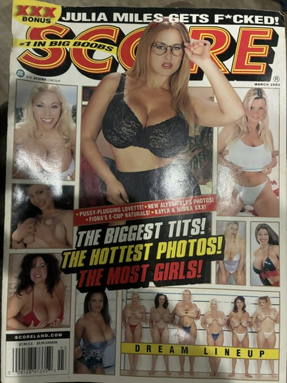 Lot of 6 (SIX) Score Magazines