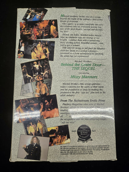Mitchell Bros Behind The Green Door The Sequel VHS BETA
