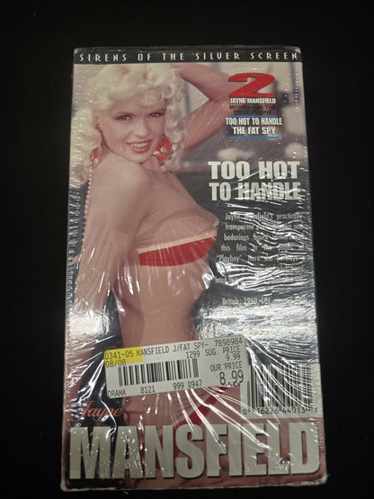Jayne Mansfield Too Hot to Handle & The Fat Spy VHS