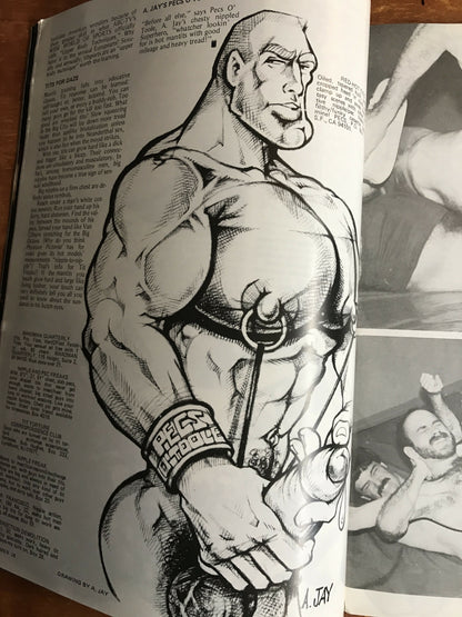 Drummer #30 Gay Men's Leather Magazine 1978 Zeus Men of Bondage Poster