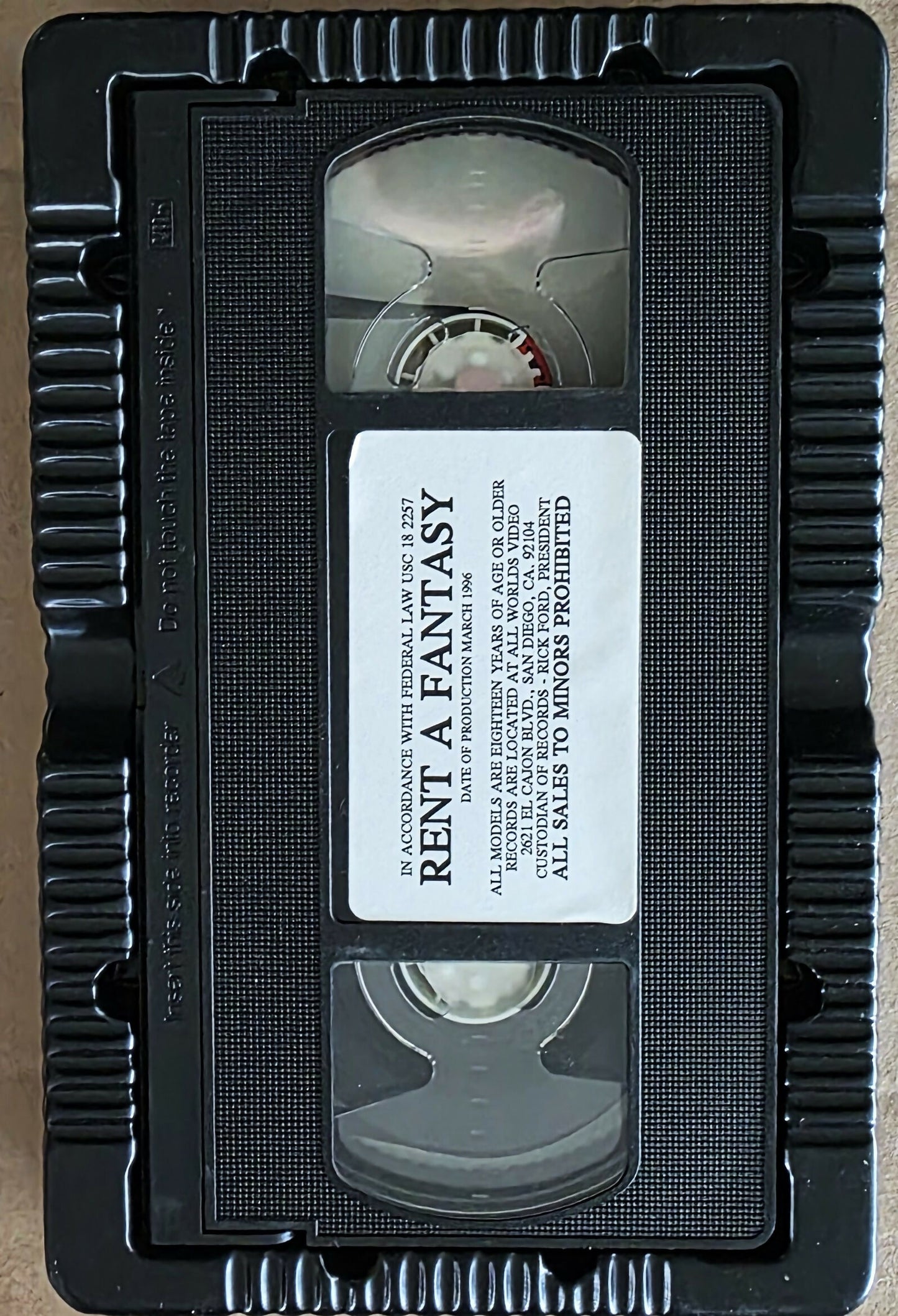 Rent A Fantasy (1996) VHS