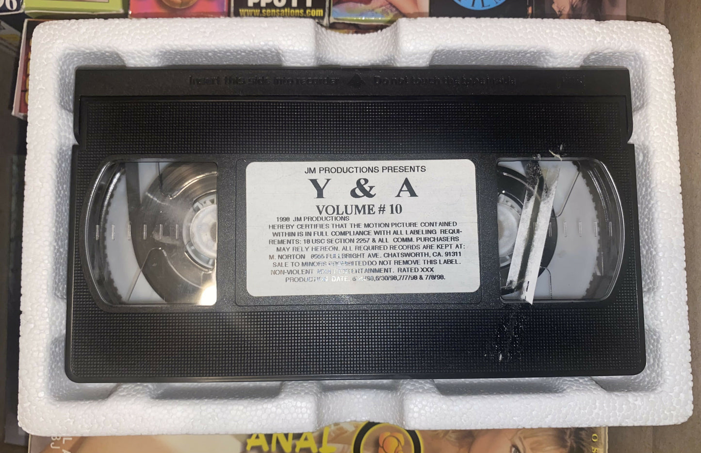 Young And Anal 10 VHS - JM Productions