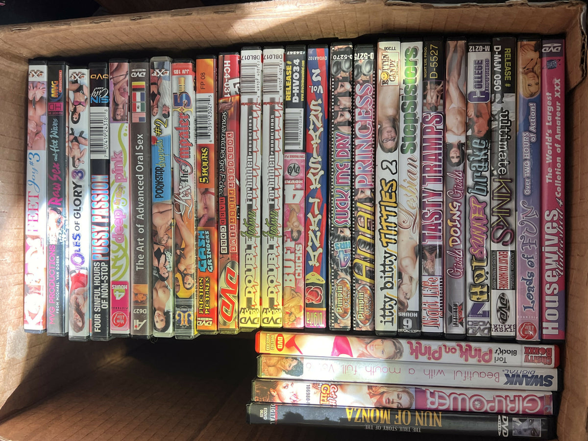 Lot of 56 Vintage Adult DVD Videos