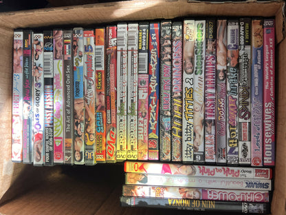 Lot of 56 Vintage Adult DVD Videos