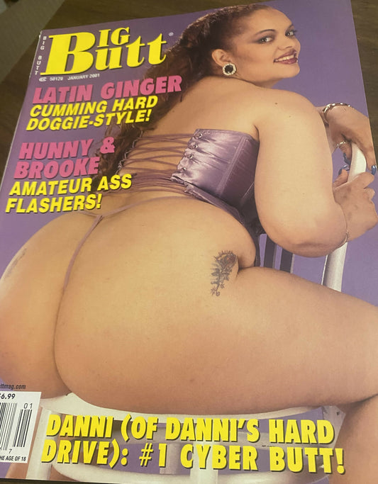 Big Butt Adult Magazine January 2001