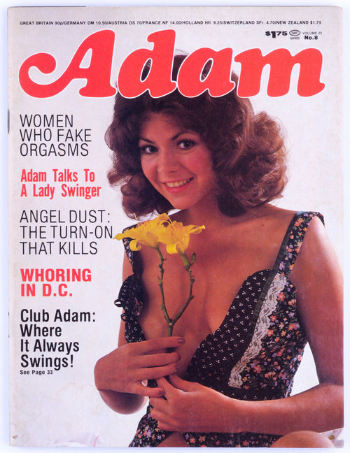 Adam August 1978 Vol. 22 No. 8 Vintage Softcore Adult Magazine - Marlene Willoughby