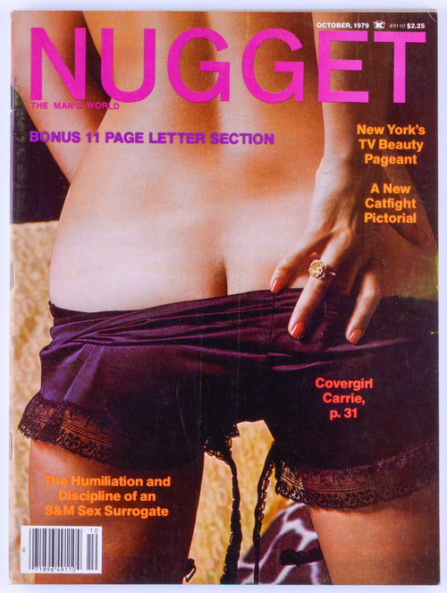 NUGGET October 1979 Vol. 23 No. 5 Vintage Softcore Adult Fetish Magazine