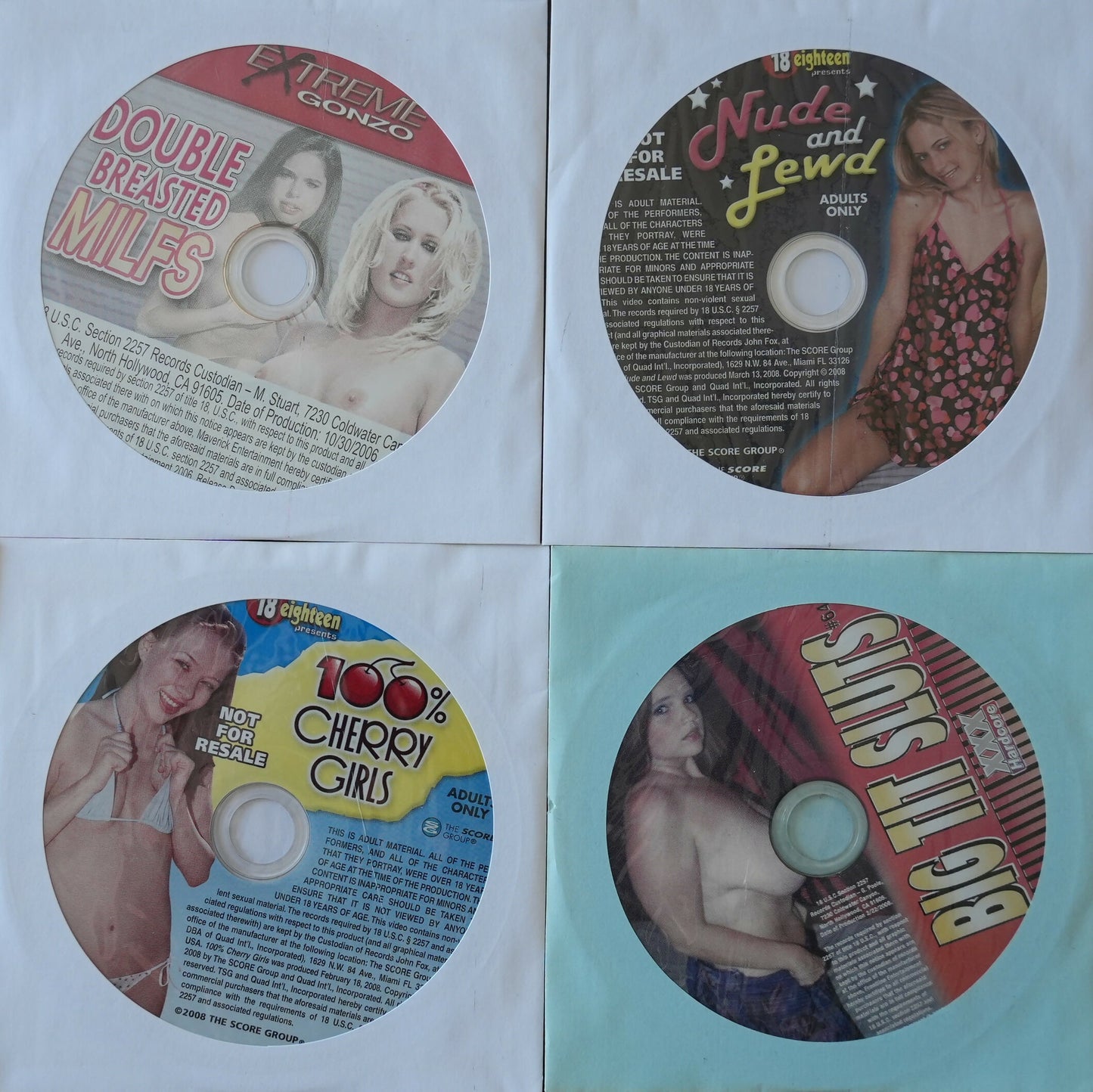 Lot of 16 XXX Supplemental DVD - Early to Mid 2000s - Lot #7