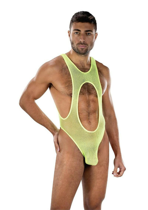 Envy Bare Sunshine Mesh Singlet Os - Yellow