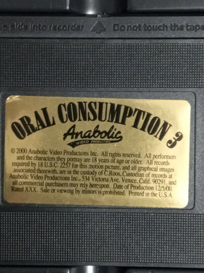 ORAL CONSUMPTION #3