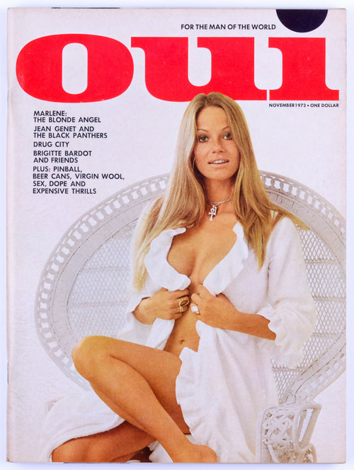 Oui November 1972 Vol. 1 No. 2 Vintage Softcore Adult Magazine