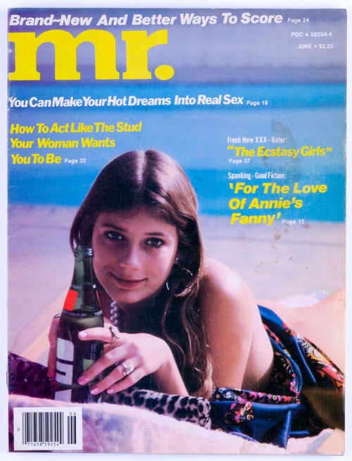 Mr. June 1980 Vol. 23 No. 9 Vintage Softcore Adult Magazine - Trifold Poster