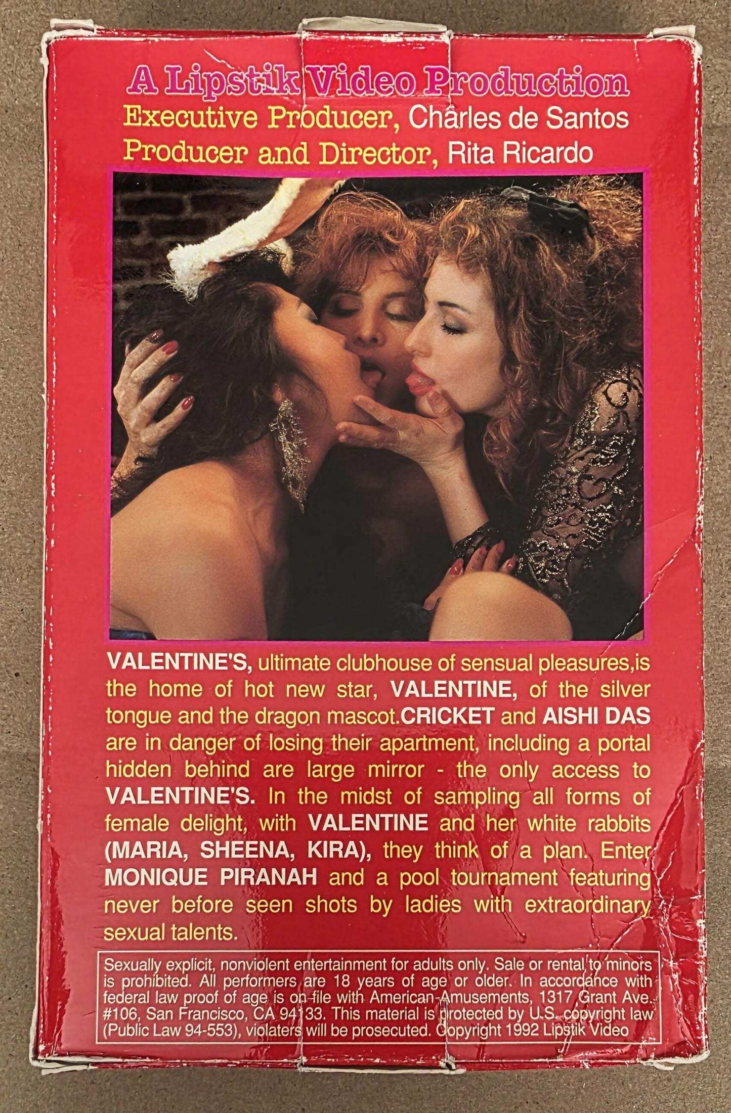 Valentine's Challenge (1992) VHS