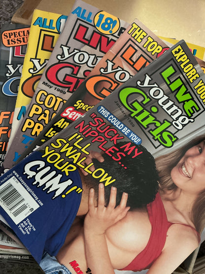 Live Young Girls LOT of 22 Issues