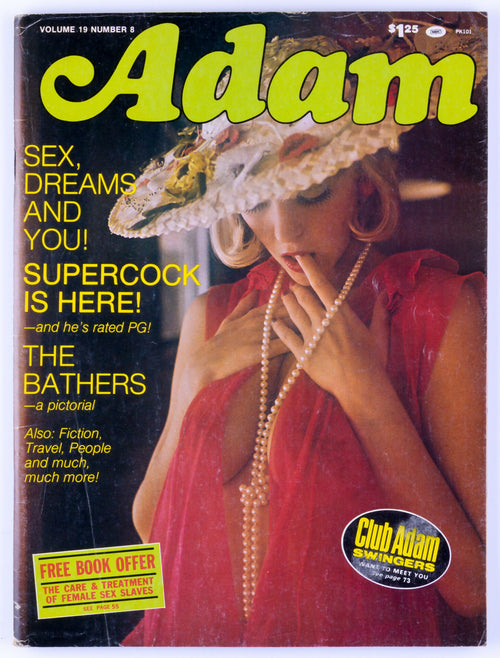 Adam August 1975 Vol. 19 No. 8 Vintage Softcore Adult Magazine - Glenda Shannon, Michele Parker, Delilah Jones, Shelagh