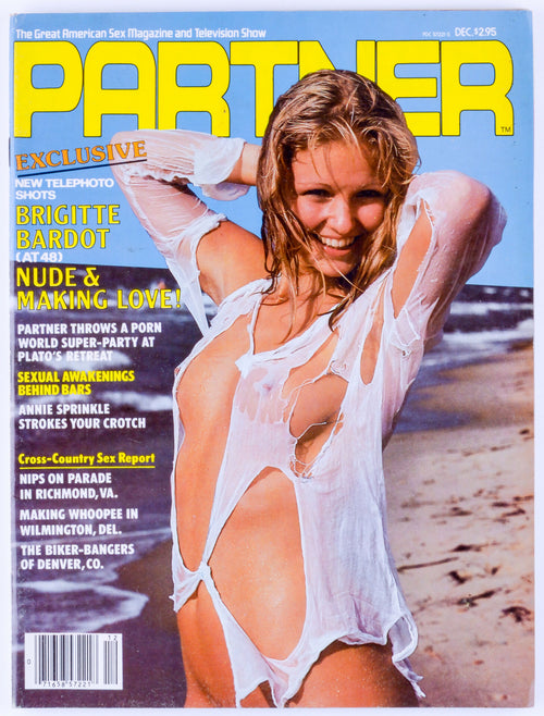 PARTNER December 1980 Vol. 2 No. 7 Vintage Softcore Adult Magazine - Brigitte Bardot, Annie Sprinkle