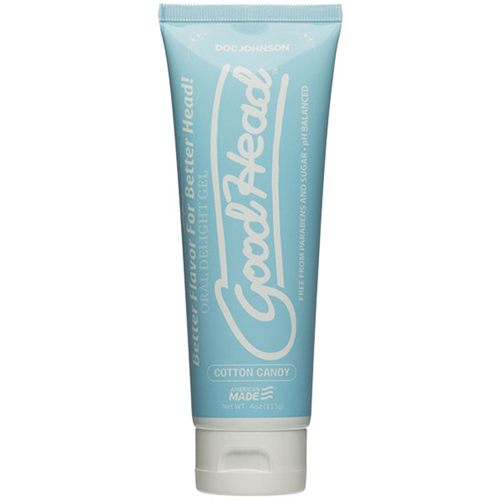 "Goodhead - Oral Delight Gel - 4 Oz Tube - Cotton Candy DJ1360-09-BU"