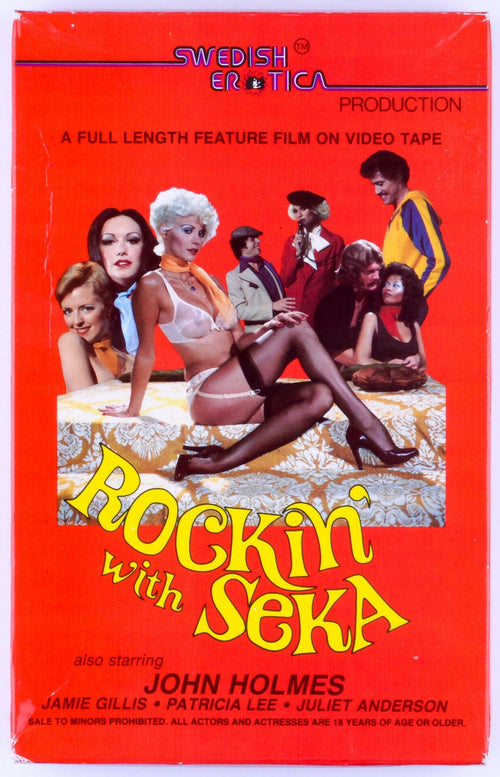 ROCKIN with SEKA SWEDISH EROTICA VHS Tape 1980 Starring John Holmes & Patricia Lee
