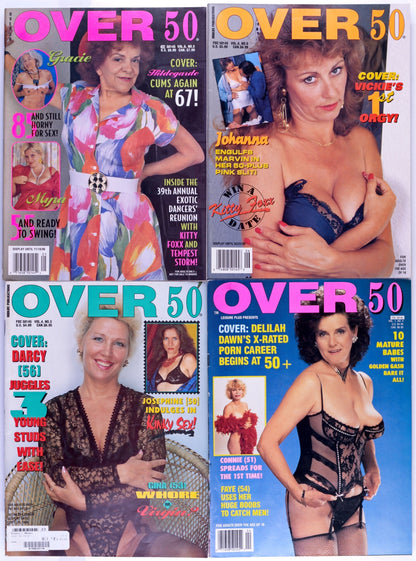 OVER 50 Mature Adult Magazine Lot Of 22 1991 - 2010 *Poor To Excellent Condition*