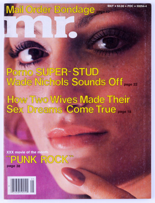 Mr. May 1978 Vol. 22 No. 5 Vintage Softcore Adult Magazine - Trifold Poster