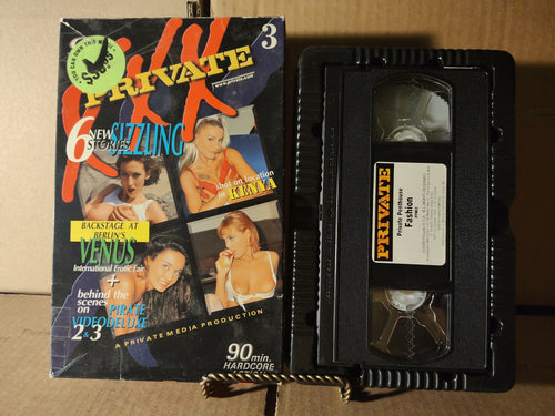 PRIVATE FASHION 2&3 EUROPEAN IMPORT NTSC VINTAGE VHS 1999 XXX