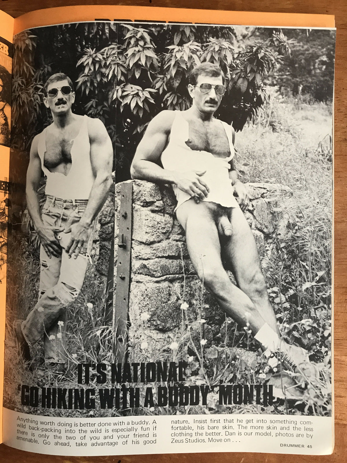 Drummer #27 Gay Men's Leather Magazine 1978 Zeus Poster, Wakefield Poole