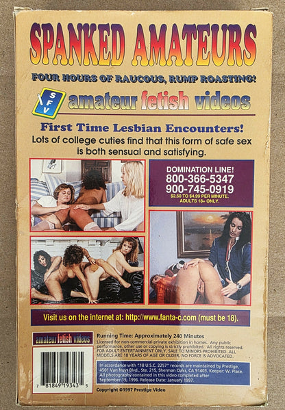 Spanked Amateurs - First Time Lesbian Encounters (1997) VHS