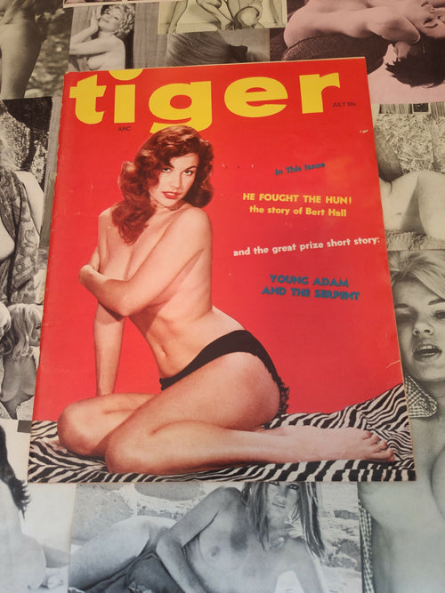 TIGER MAGAZINE RISQUE CHEESECAKE DANE ARDEN JULY 1957 VINTAGE MAGAZINE