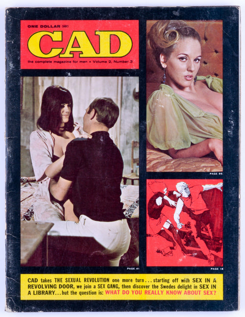CAD March 1969 Vol. 2 No. 3 Vintage Softcore Adult Magazine