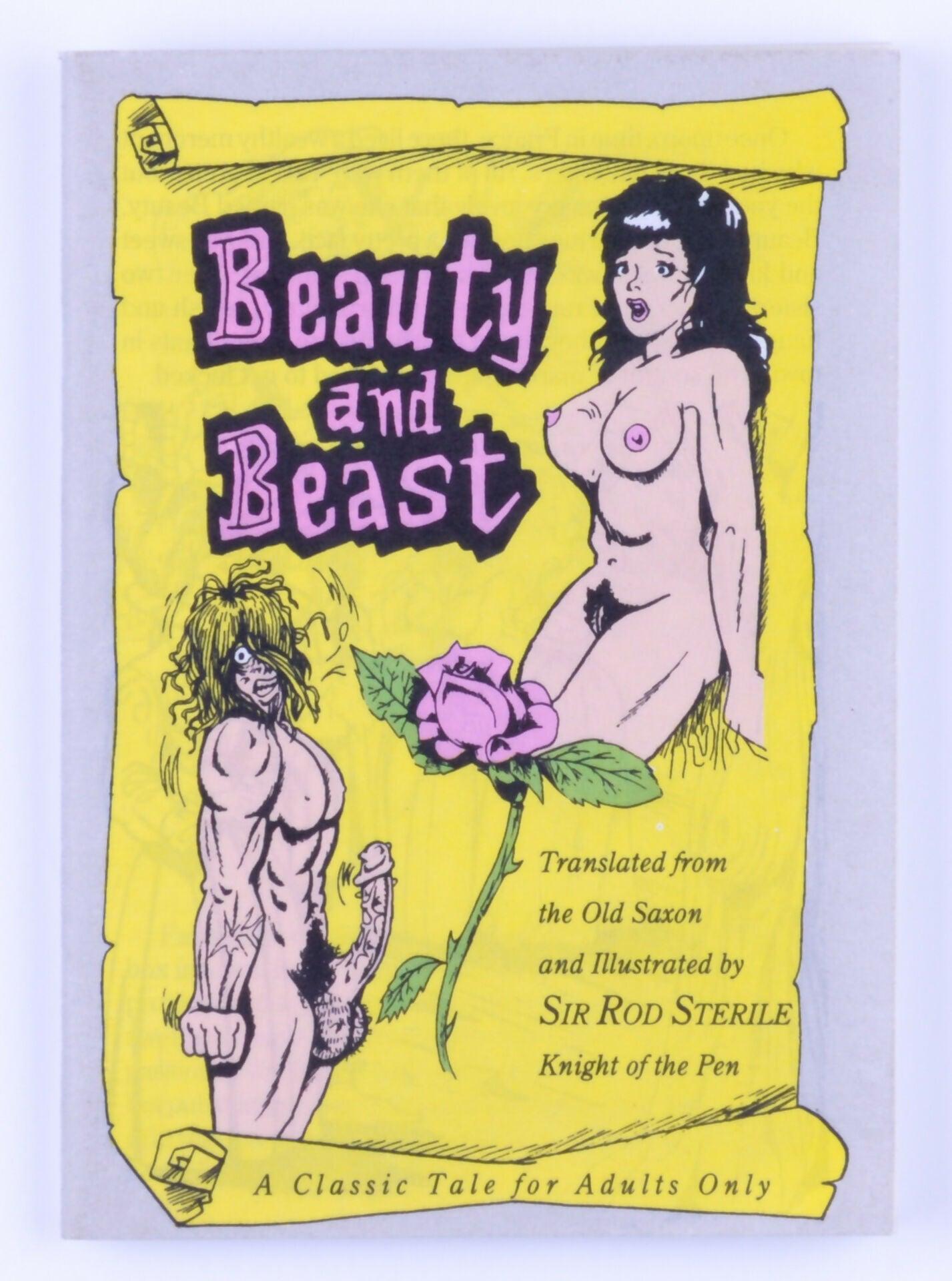 Beauty and Beast Adult Comic Booklet 1990 4" x 6" Media Press - XXX Marketplace