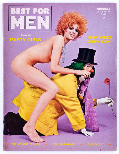 BEST FOR MEN Vintage Softcore Adult Magazine Vol. 11 No. 2 September 1972 - Christina Lindberg, Ingrid Steeger