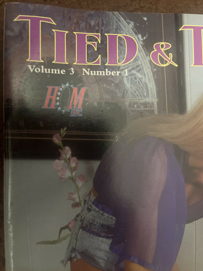 Tied and Tickle Vol. 3 No. 1 Vintage Bondage Tickle Magazine Brand Name
