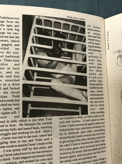 BOUND & GAGGED #24, 1991, Gay Men’s Bondage Guide Magazine Exc. Cond.