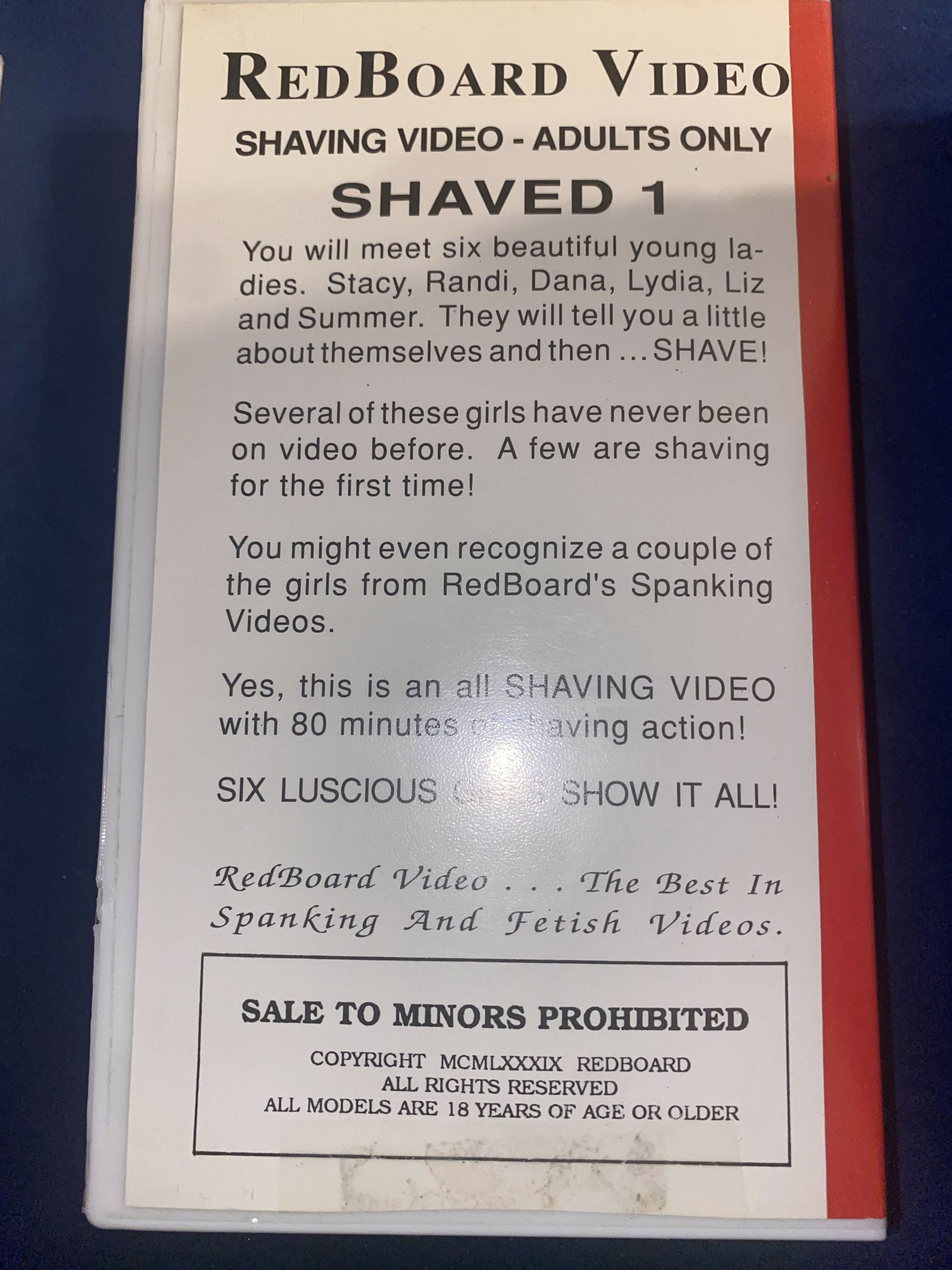 Shaved 1 VHS